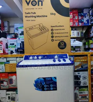 Von 12kg Twin Tub Washing Machine