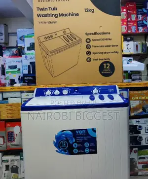 Superb Von 12kg Twin Tub Washing Machine