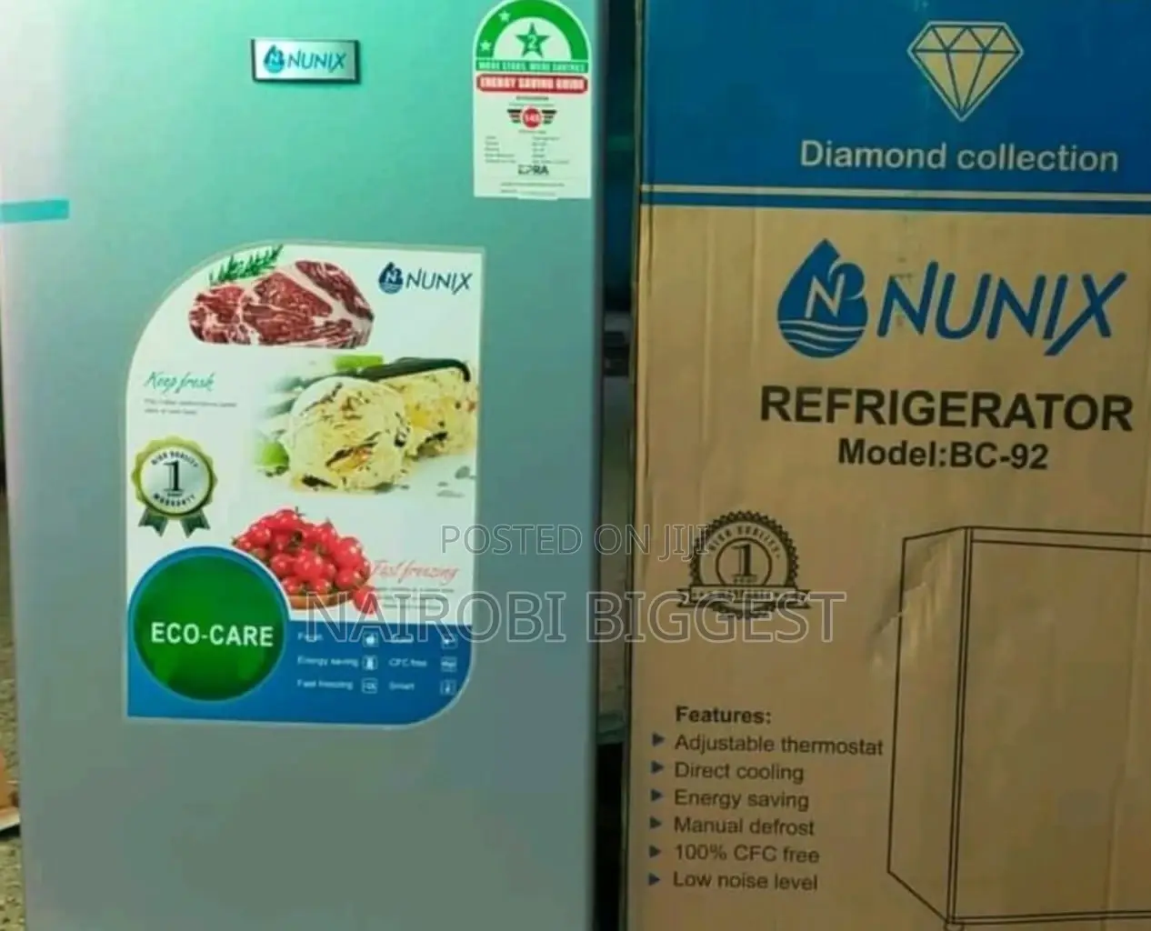 Excellent Nunix 92litre Fridge