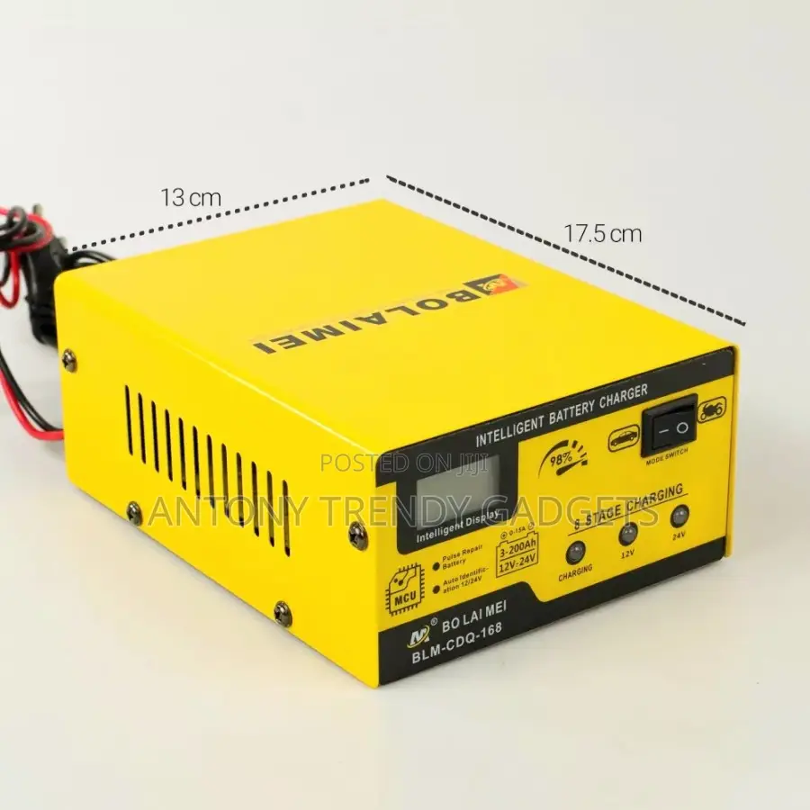 Bo Lai Mei Battery Charger for All Battery Types 12/24v