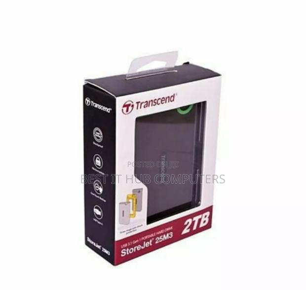 2tb Transcend External Hard Drive - thumbnail 3