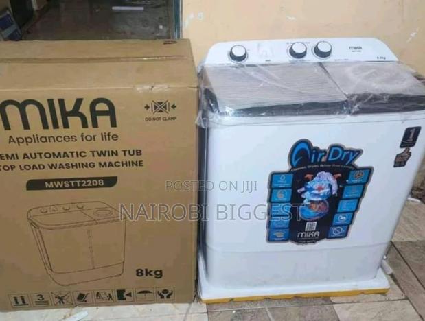 Mika 8kg Twin Tub Washing Machine