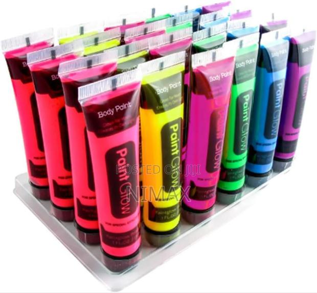 UV Paint Glow Assorted Colours 6 Pack - main view