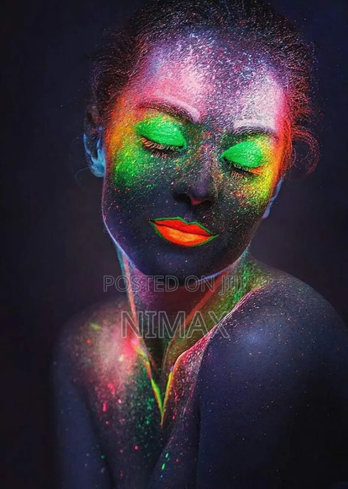 UV Paint Glow Assorted Colours 6 Pack