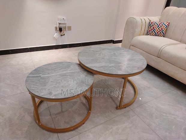 Pure Marble Nesting Table - main view