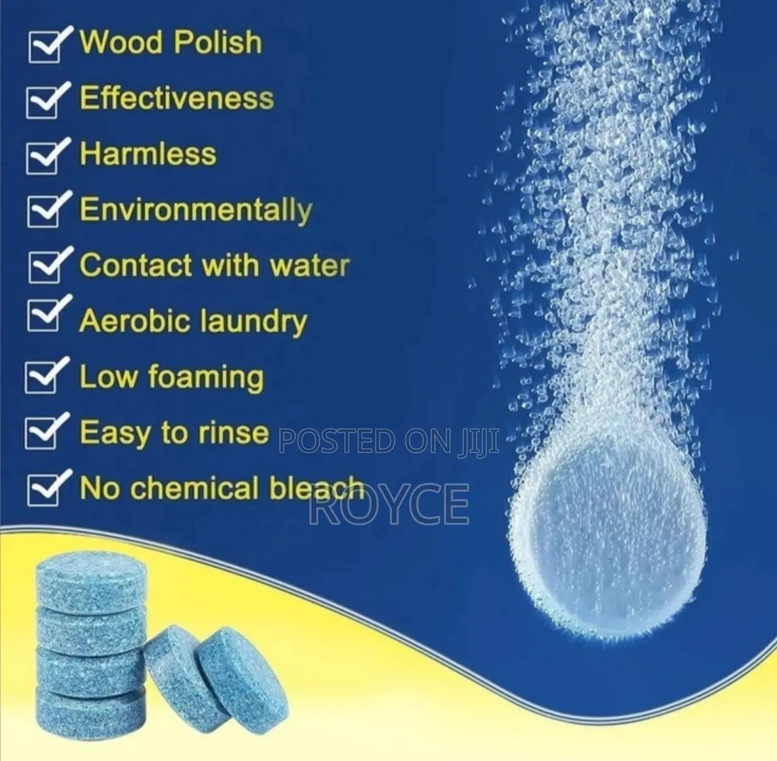 Car Windscreen Multi-Purpose Cleaning Tablets-10pcs