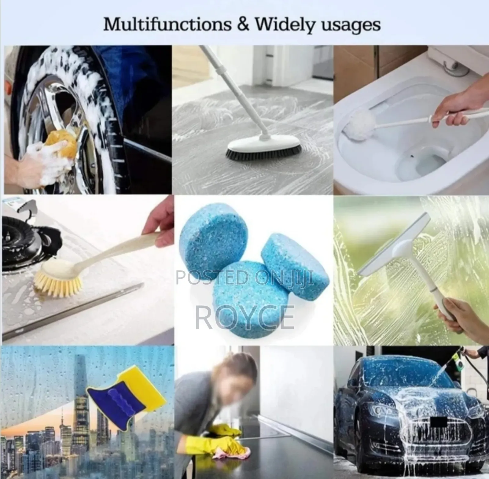 Car Windscreen Multi-Purpose Cleaning Tablets-10pcs