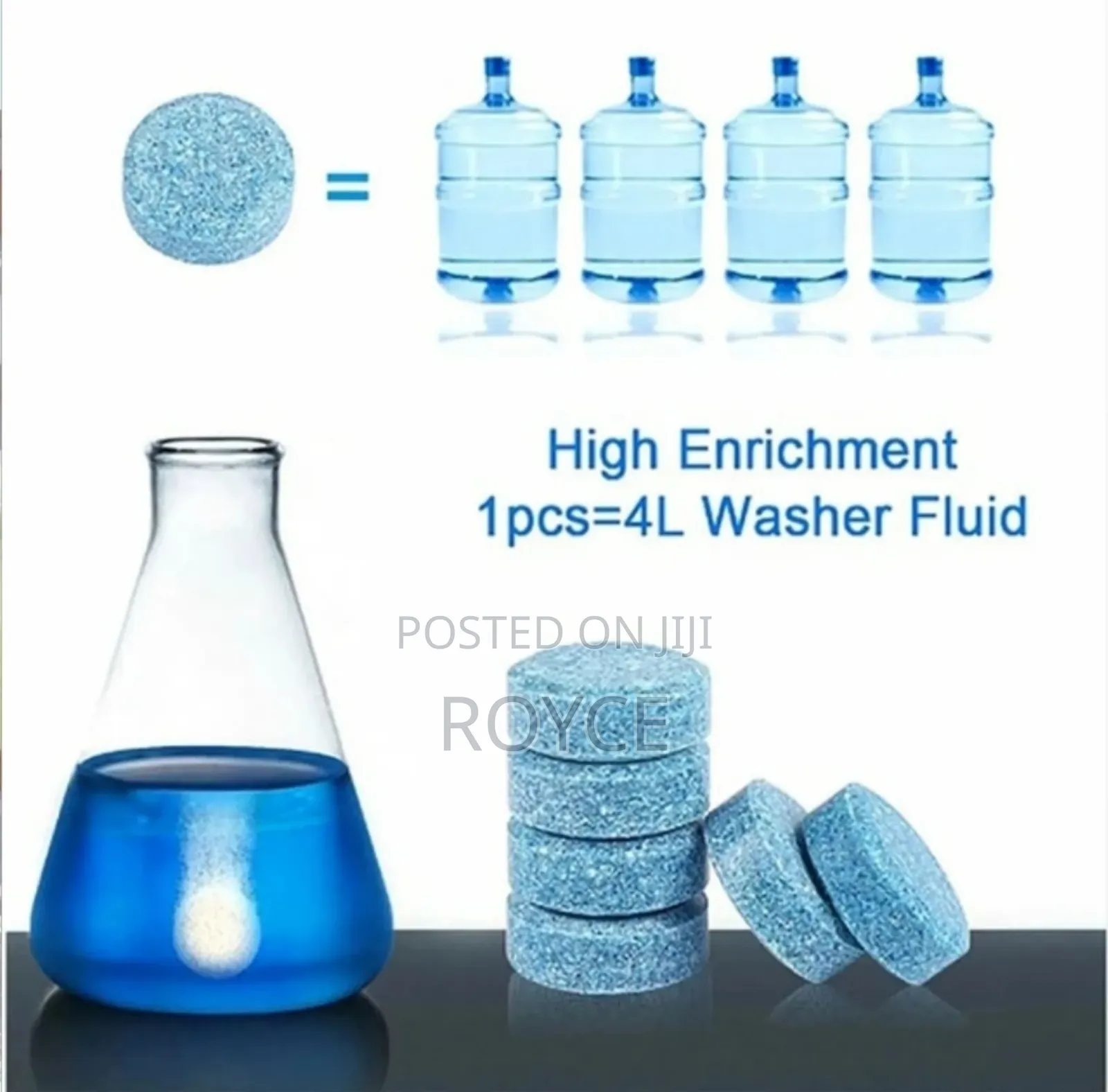 Car Windscreen Multi-Purpose Cleaning Tablets-10pcs
