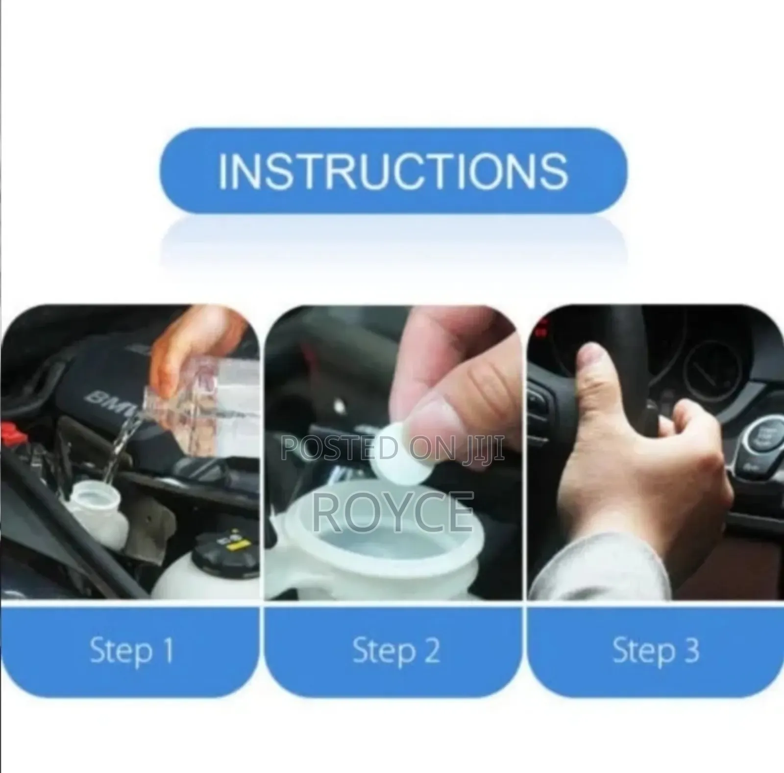 Car Windscreen Multi-Purpose Cleaning Tablets-10pcs