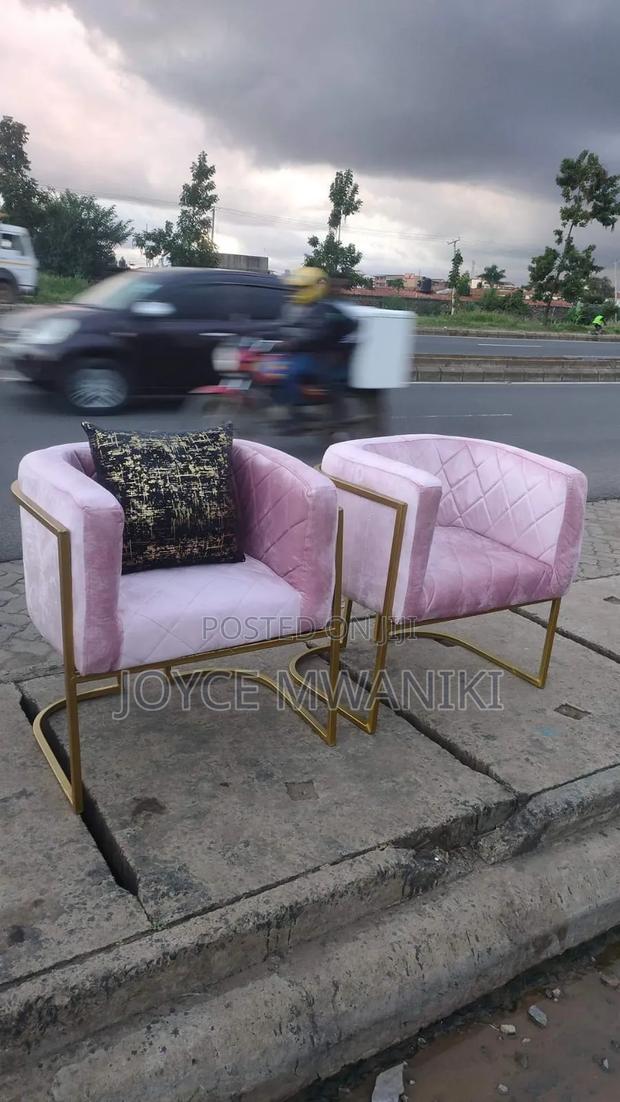 Styling Chair, Baby Pink  - main view