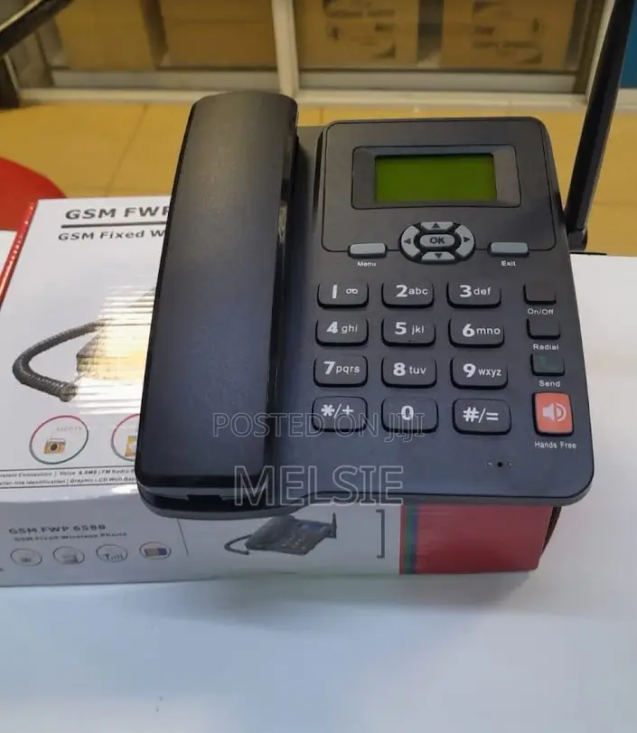 Durable Office /Home DESKPHONE Sq Deskphone White Deskphone