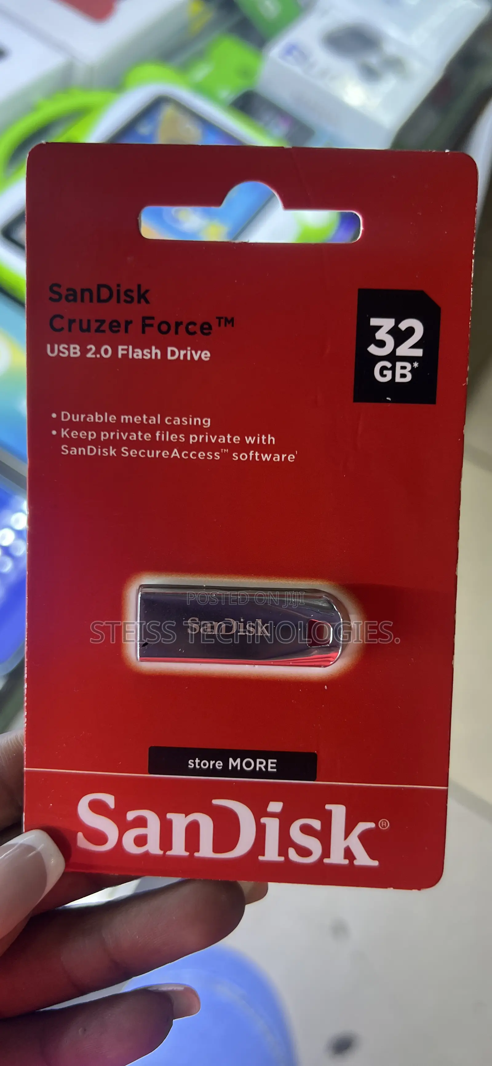 32gb Cruzer Force Flashdisks.