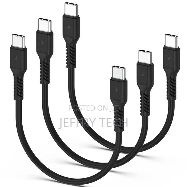 1ft USB C to C Cable Short, 3 Pack USB Type C to Type C Cabl - main view