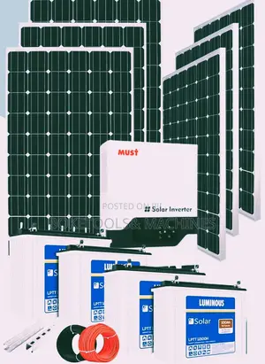 Luminous Tubular 2,400 Watts Solar System Kit