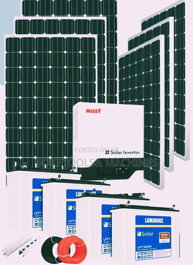 Luminous Tubular 2,400 Watts Solar System Kit - main view