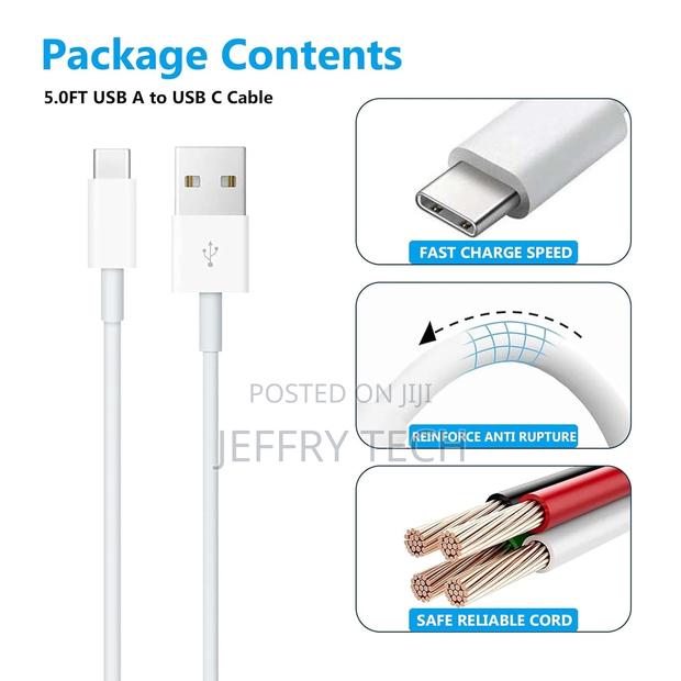 iPhone 15 USB a to USB C Cord for iPhone 15 Pro Max 15 Plus - thumbnail 2