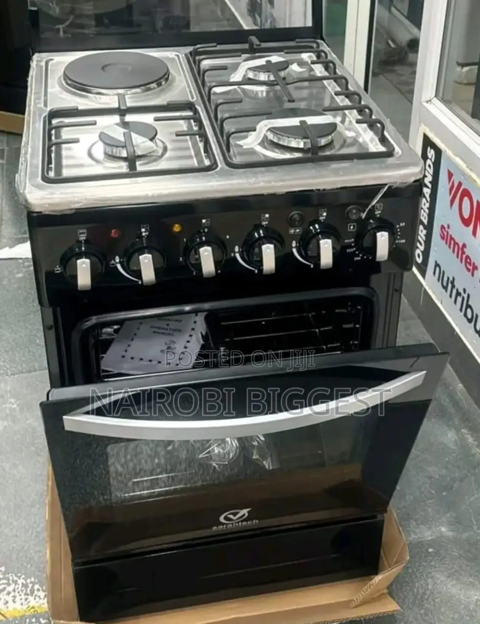 Sarahtech 3+1 With Jet Valve Standing Cooker