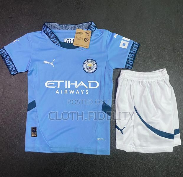 Manchester City Home Kids Kit 24/25 - main view
