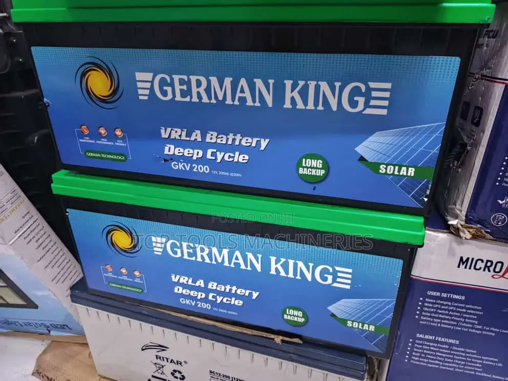 German King 200ah 12V VRLA Deep Cycle Battery