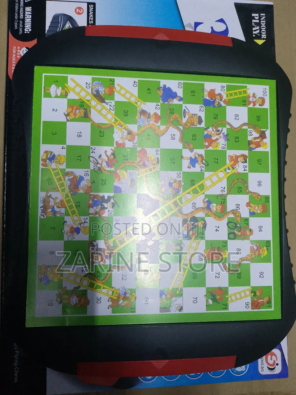 3 in 1 Chess Game, Snakes Ladder Game, Flying Chess Game