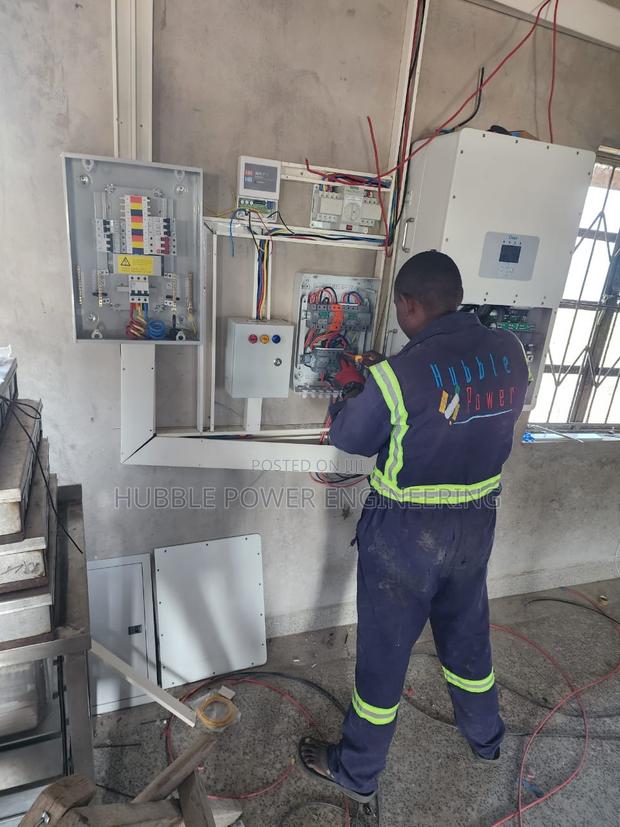 30kw Hybrid Solar System No Battery Connections - main view