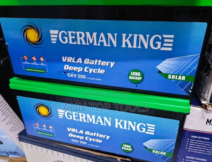 German King 200ah 12V VRLA Deep Cycle Battery