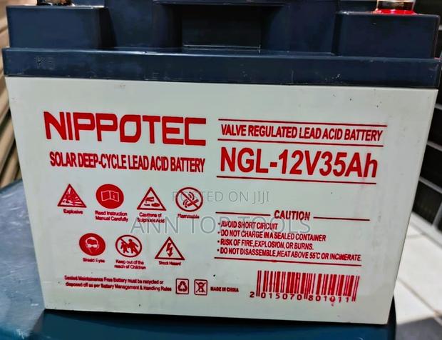 Nippotec 35ah 12V Battery - main view