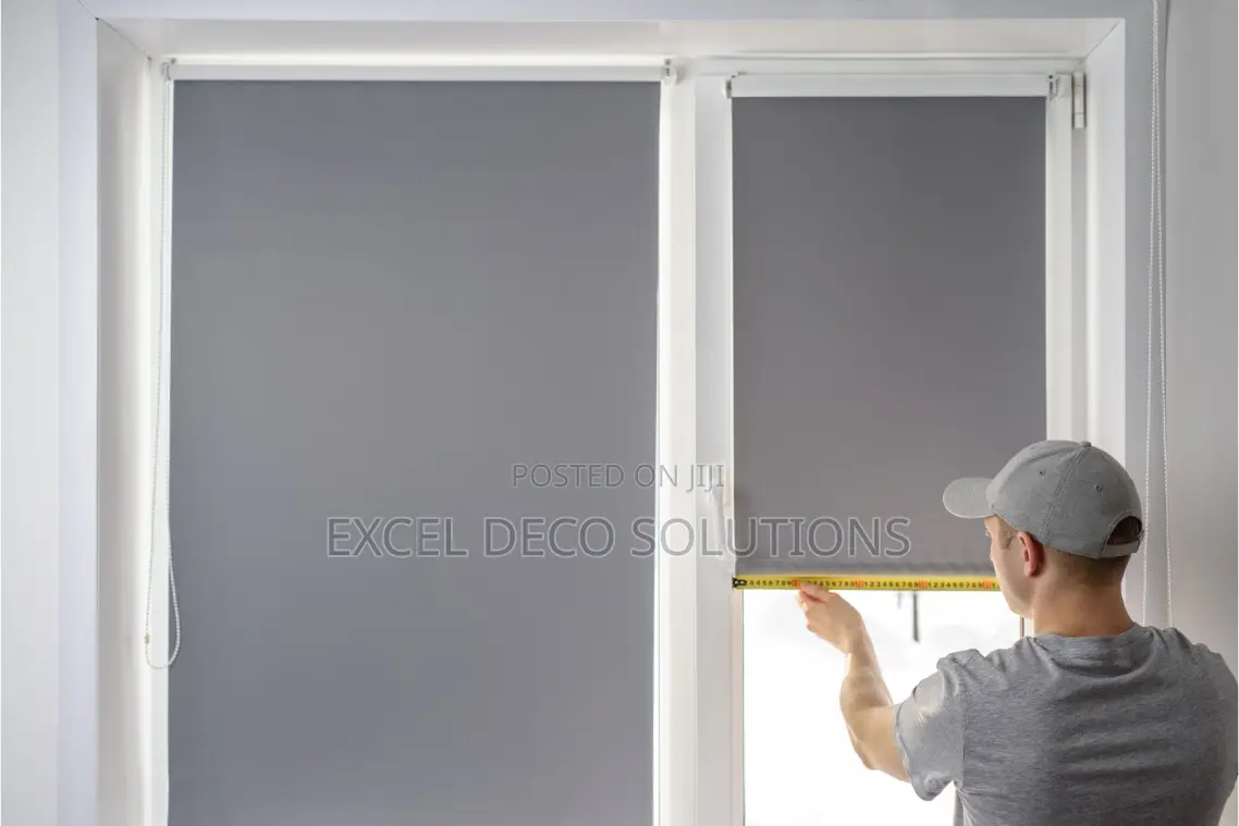 Grey Blackout Roller Blinds