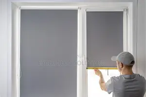 Grey Blackout Roller Blinds