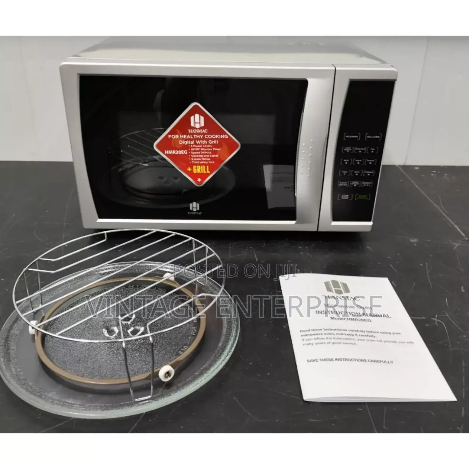 HENMAC Digital Microwave With Grill (Digital Microwave)••Π