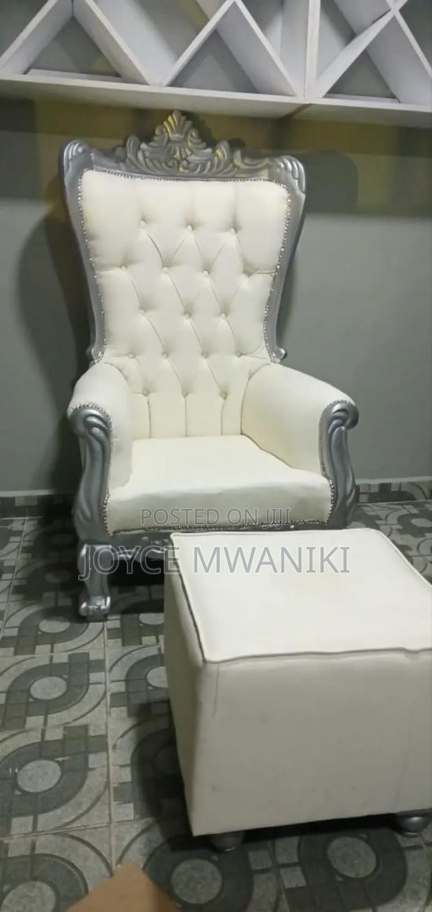 King Chair or Pedicure Chair and a Stool