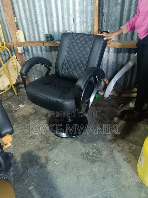 Makeup Chair or Facial Chair, Black Plain