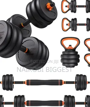 50kgs Dumbbells With Kettle Bells 6 In 1
