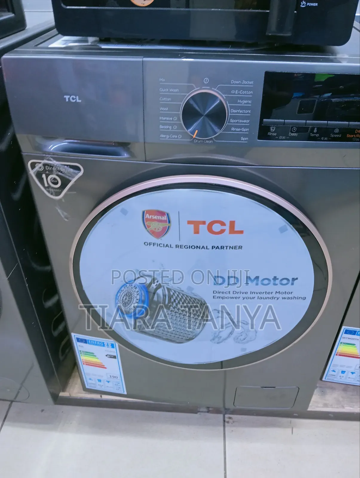 TCL 10kg P2110FLG Front Load Washing Machine