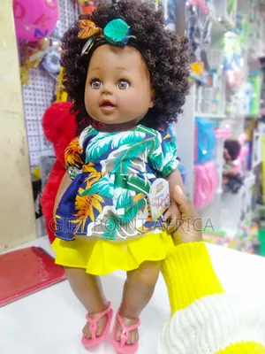 Big African Doll With Clothes