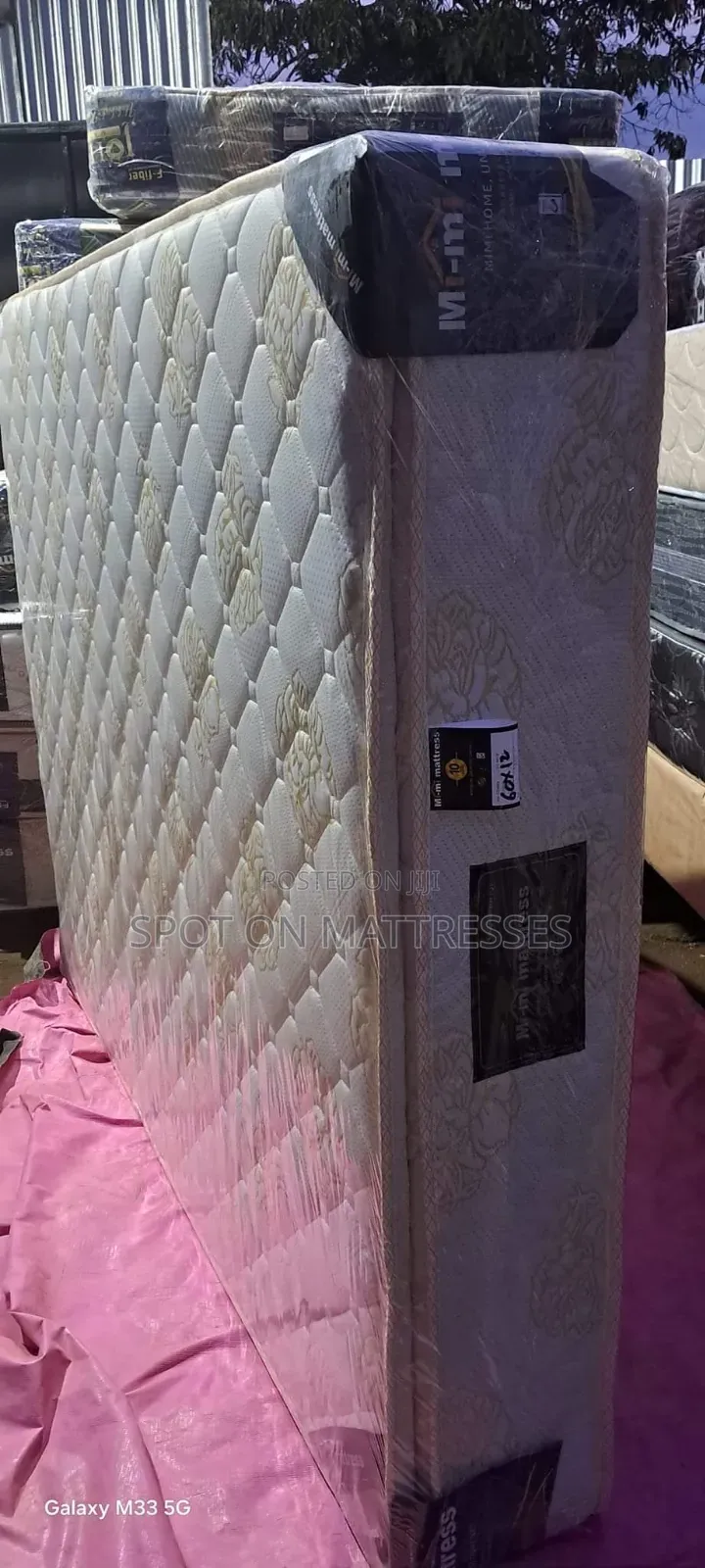 5by6 12inch Pillowtop Spring Mattresses + Free Delivery.