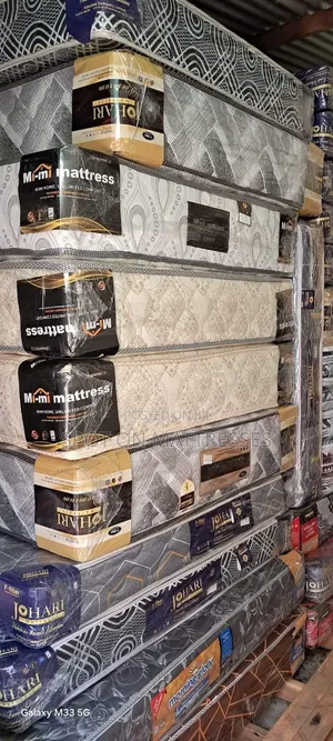 5by6 10inch Spring Mattresses + Free Delivery.