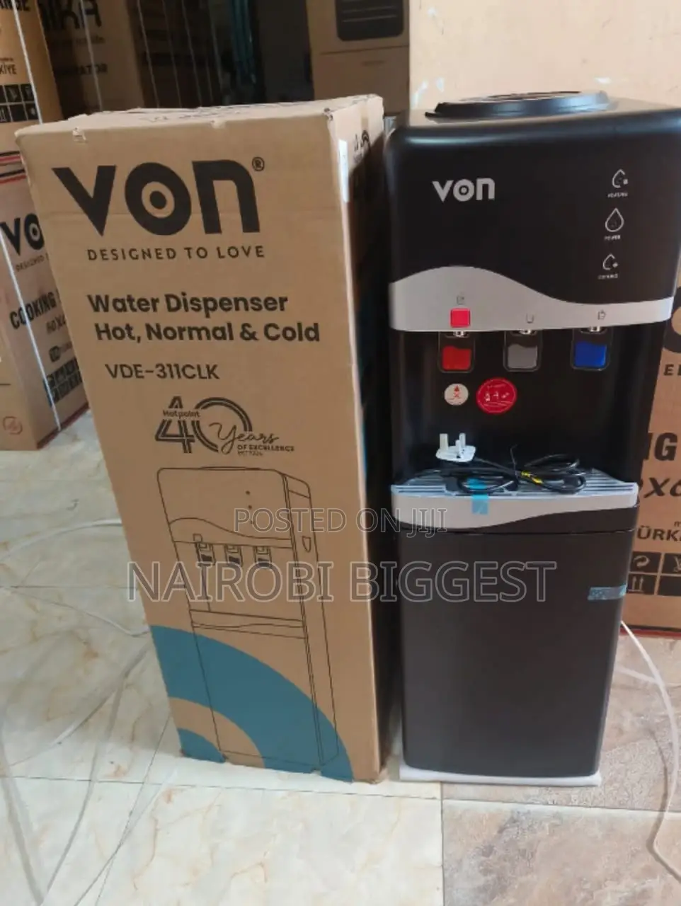 Von Hotpoint 3tap Water Dispenser