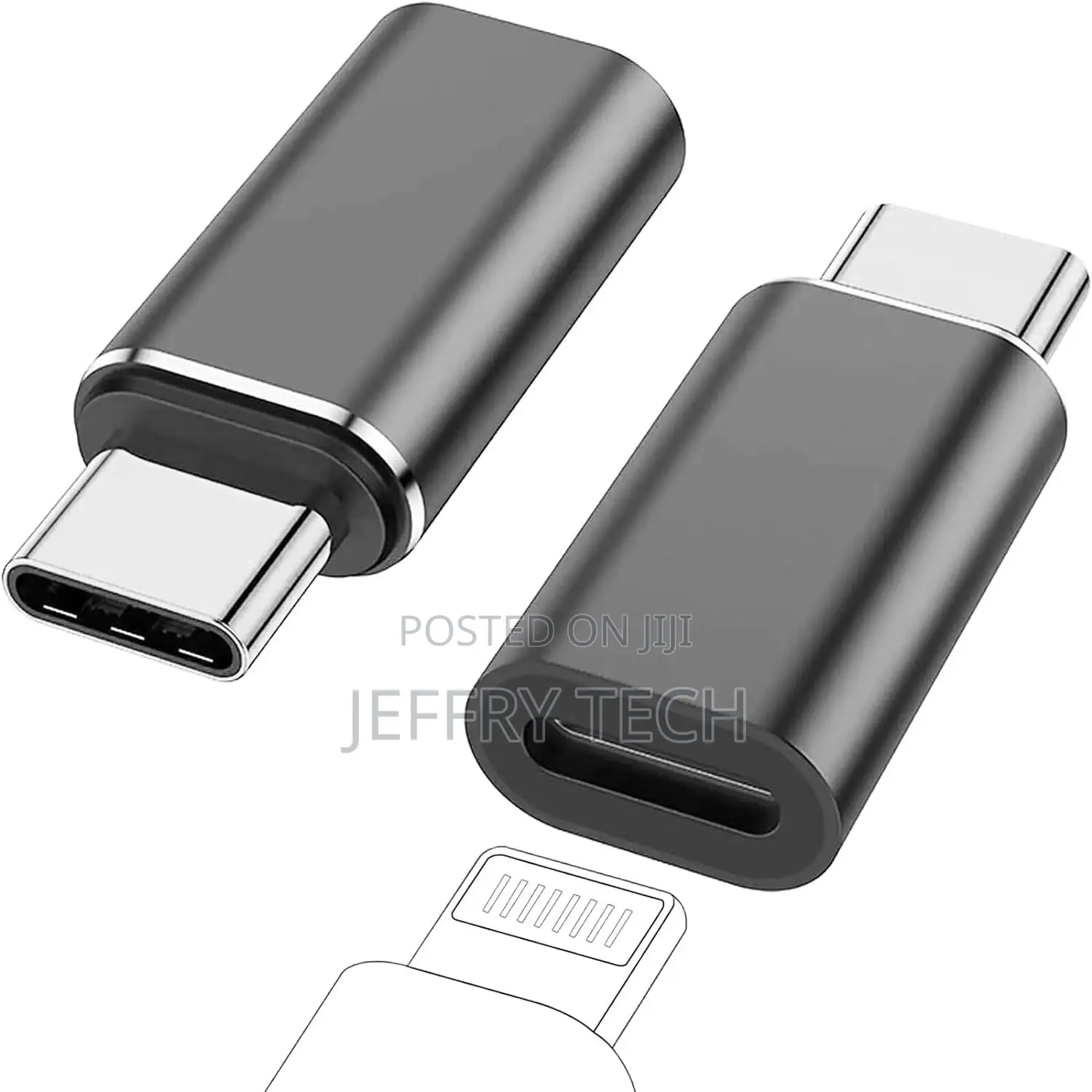 Lightning to USB C Adapter for iPhone15,PD Fast Charging Co