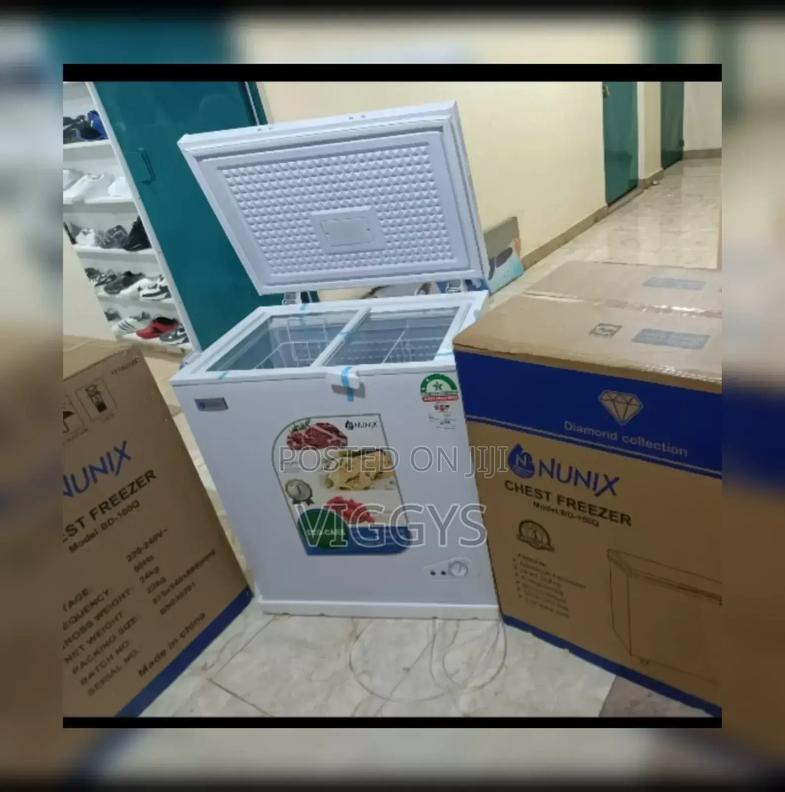 Nunix 150 Litres Chest Freezer Nunix Chest Freezer.