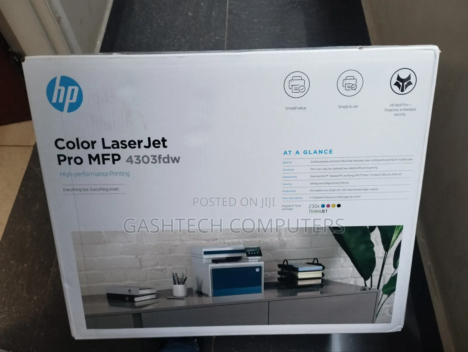 Hp Color Laserjet Pro MFP 4303fdw Printer, Print, Copy, Scan