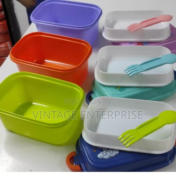 Double Layered Cartoon Themed Plastic Kids Lunchbox🍲 - main view