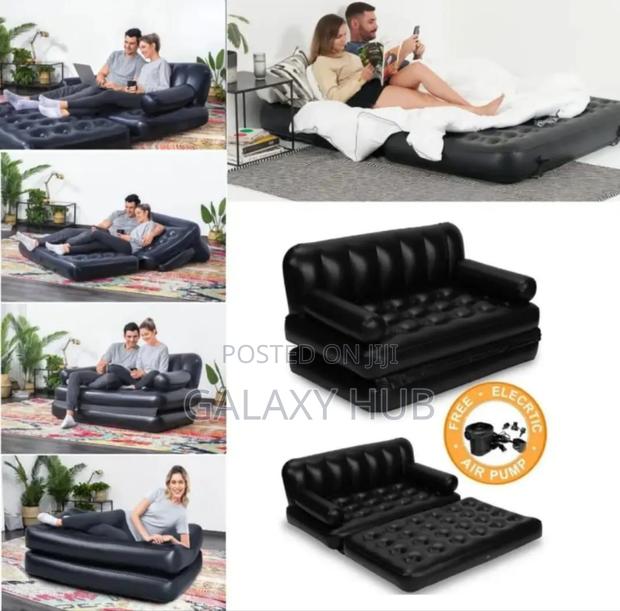 2 Seater Inflatable Sofa With Electric Pump