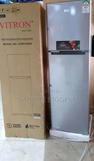 Vitron 170 Litres Silver Double Refrigerator