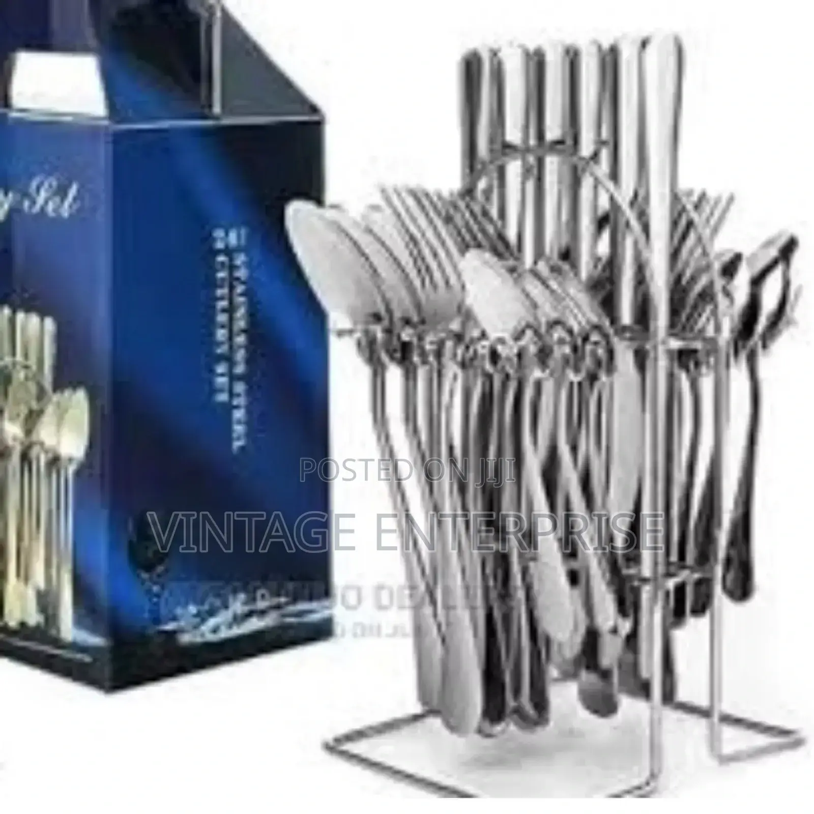 24pcs Silver Cutlery Set 🍽🍽🍲