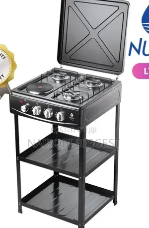 Nunix Cooker 3 Gas +1standing Cooker Plus Shelves