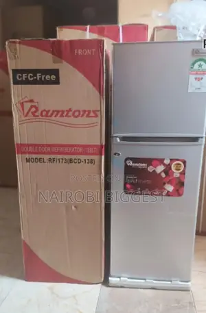 128litres Ramtons Rf/173, 2 Door Direct Cool Fridge,