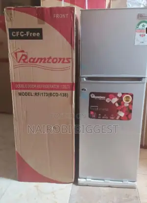 Ramtons 128litres Rf/173, 2 Door Direct Cool Fridge,