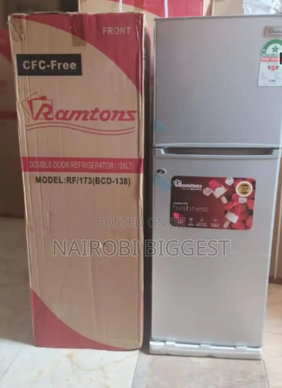 Ramtons 128litres Rf/173, 2 Door Direct Cool Fridge,