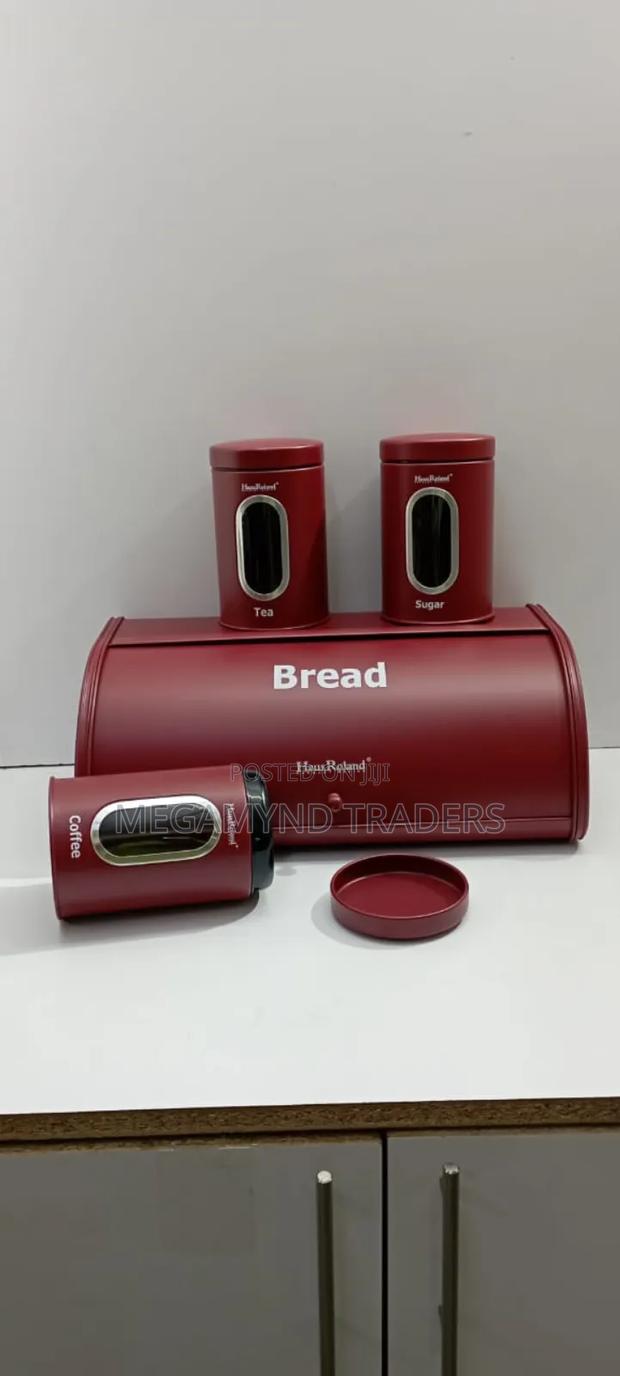 Bread Bin Set/3pc Bread Bin With Canisters/Bread Storage Bin